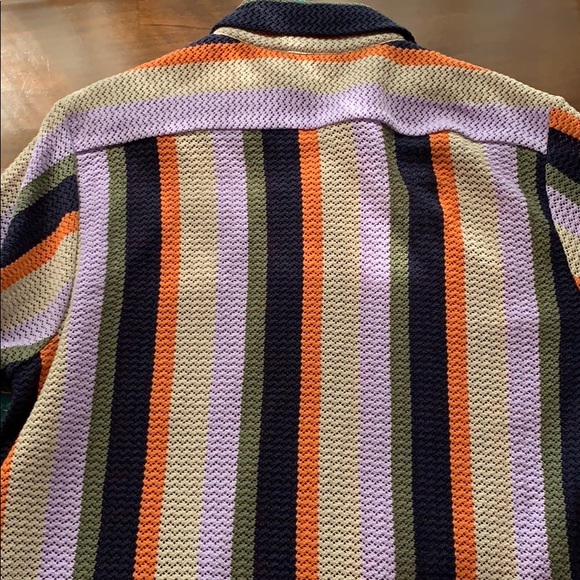 CMMN Sweden Wes knitted striped shirt - Picture 5 of 5